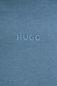 HUGO bluza bawełniana 50486478 niebieski