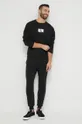 Хлопковая кофта лаунж Calvin Klein Underwear чёрный
