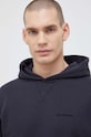 Bavlněná mikina New Balance šedá MT23565PHM