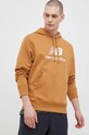 Mikina New Balance hnedá MT31537TOB