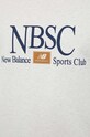 New Balance bluza bawełniana MT31556OTH beżowy