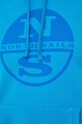 North Sails bluza bawełniana 691066 niebieski