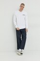 Памучна блуза с дълги ръкави Converse 10024585.A01 бял SS23