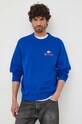 Abbigliamento Lacoste felpa in cotone x Netflix SH7717 blu navy