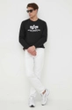 Кофта Alpha Industries Basic Sweater чёрный