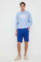 Alpha Industries bluza 178302.513 albastru SS23