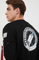 Îmbrăcăminte Alpha Industries bluză Space Shuttle Sweater 178307.03 negru