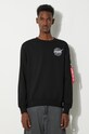 Abbigliamento Alpha Industries felpa Space Shuttle Sweater 178307.03 nero