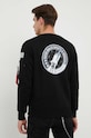Alpha Industries bluză Space Shuttle Sweater 178307.03 negru AW23