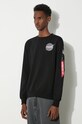 Alpha Industries felpa Space Shuttle Sweater nero 178307.03