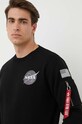 Alpha Industries bluză Space Shuttle Sweater negru 178307.03
