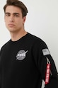 Alpha Industries bluză Space Shuttle Sweater negru 178307.03
