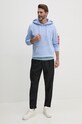 Кофта Alpha Industries 178318.03 голубой SS25