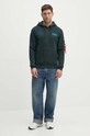 Alpha Industries bluza 178318.03 turkusowy SS25