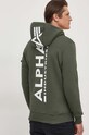 Odzież Alpha Industries bluza 178318.03 zielony