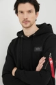 black Alpha Industries sweatshirt