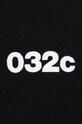 Bavlnená mikina 032C Content Maxi Hoodie SS23.C.2040 čierna