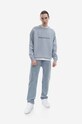 Bavlnená mikina Billionaire Boys Club Serif Logo Crewneck B22422 B22422 modrá SS23