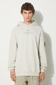 A-COLD-WALL* felpa in cotone Brutalist Hoodie ACWMW094 grigio SS23