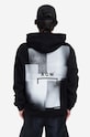 Oblečenie Bavlnená mikina A-COLD-WALL* Brutalist Hoodie ACWMW094 čierna