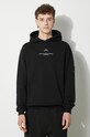 Clothing A-COLD-WALL* cotton sweatshirt Brutalist Hoodie ACWMW094 black