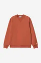 orange Carhartt WIP sweatshirt Carhartt WIP Chase Sweat I026383 JURA/GOLD