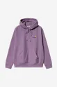 Carhartt WIP sweatshirt Hooded American Script Sweat violet