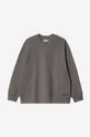 gray Carhartt WIP cotton sweatshirt Link Script