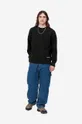 Carhartt WIP cotton sweatshirt Link Script black