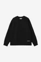 black Carhartt WIP cotton sweatshirt Link Script