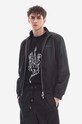 Han Kjøbenhavn bluză Track top uni negru M.132573