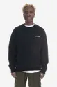 black Han Kjøbenhavn cotton sweatshirt Logo Print Regular Crewneck Men’s