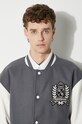 Reebok Classic giubbotto bomber in misto lana Res V Jacket HS7142 grigio