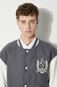 Reebok Classic wool blend bomber jacket Res V Jacket HS7142 gray