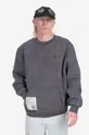 siva Bombažen pulover Karl Kani Moški