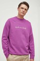 Lyle & Scott felpa in cotone ML1834V.W830 rosa SS23