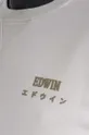λευκό Βαμβακερή μπλούζα Edwin Base Crew