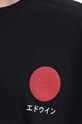 Edwin cotton sweatshirt Japanese Sun TS black I026678.8967