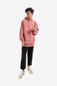 Bavlněná mikina Edwin Mood Hoodie Sweat I030316.0WT67 růžová SS23