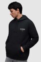 Βαμβακερή μπλούζα AllSaints MG132Y μαύρο SS24