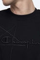 black Rick Owens cotton sweatshirt Rick Owens x Champion