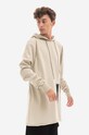 Rick Owens cotton sweatshirt Pullover Hoodie DU02B4285.RIGEH1.PEARL