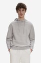 A.P.C. cotton sweatshirt Hoodie Larry cotton gray COFDZ.H27622