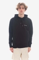 černá Bavlněná mikina Norse Projects Arne Logo Hoodie N20-1303 9999 Pánský