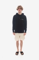 Bavlnená mikina Norse Projects Arne Logo Hoodie N20-1303 9999 čierna