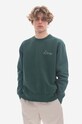 Norse Projects hanorac de bumbac uni verde N20.1347.8112