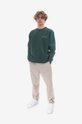 Norse Projects hanorac de bumbac verde