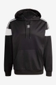 crna Dukserica adidas Originals Adicolor Classics Cut Line Hoodie