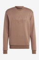 brown adidas Originals cotton sweatshirt