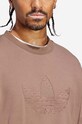 adidas Originals cotton sweatshirt HZ4158 brown